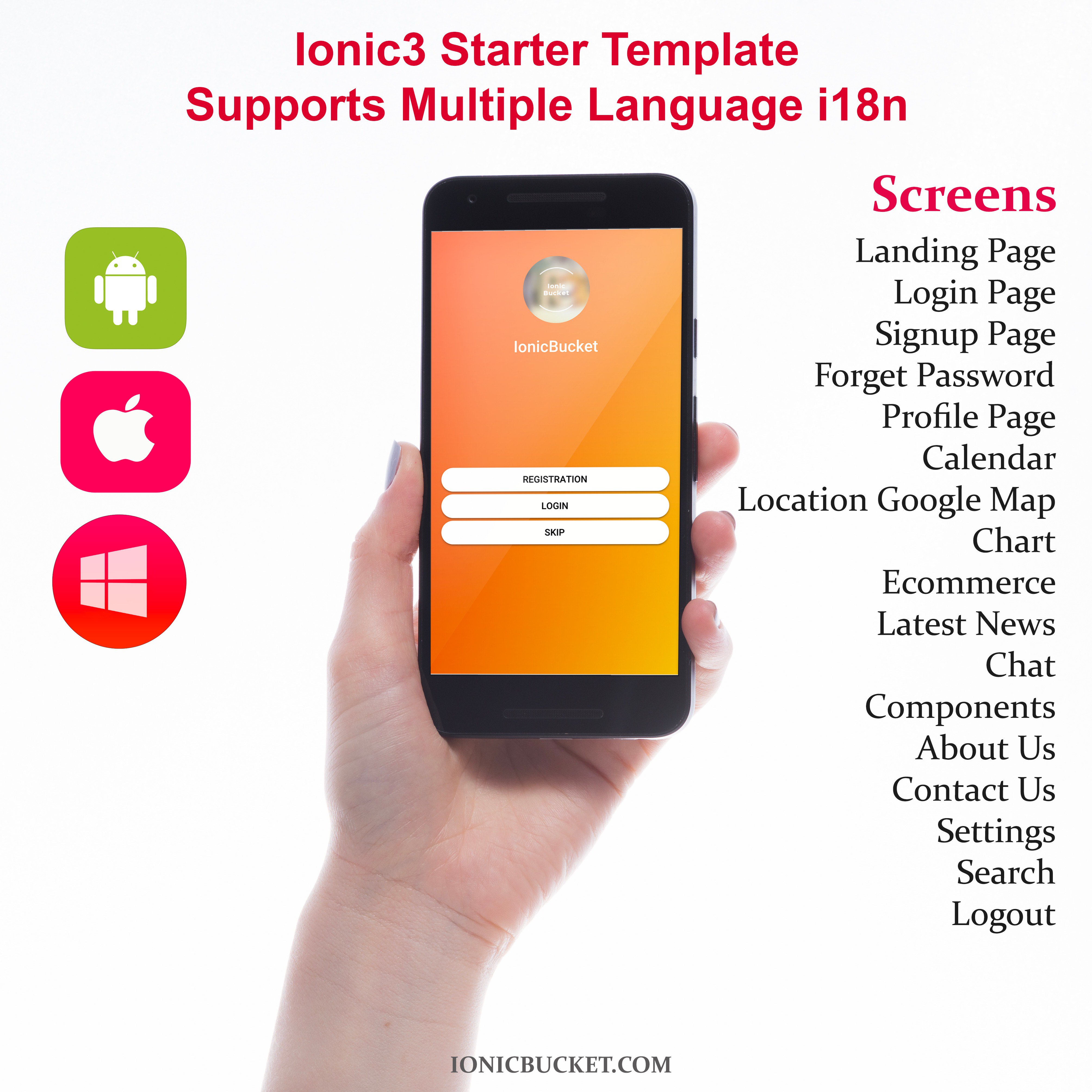 Chat mobile app ionic angular full tutorial step by step