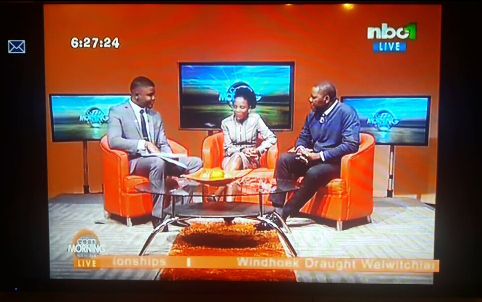NCRST_Namibia's tweet photo. This morning NCRST's Moses Moses, together with BIPA's Ainna Kaundu, appeared on GMN to give details in celebration of the World IP Day on 26April 2018.
More details see NCRST and @bipa_nam social pages.
#intellectualproperty #innovation #wipo #ncrst #bipanamibia #26april2018 https://t.co/yUbDDvNZwj