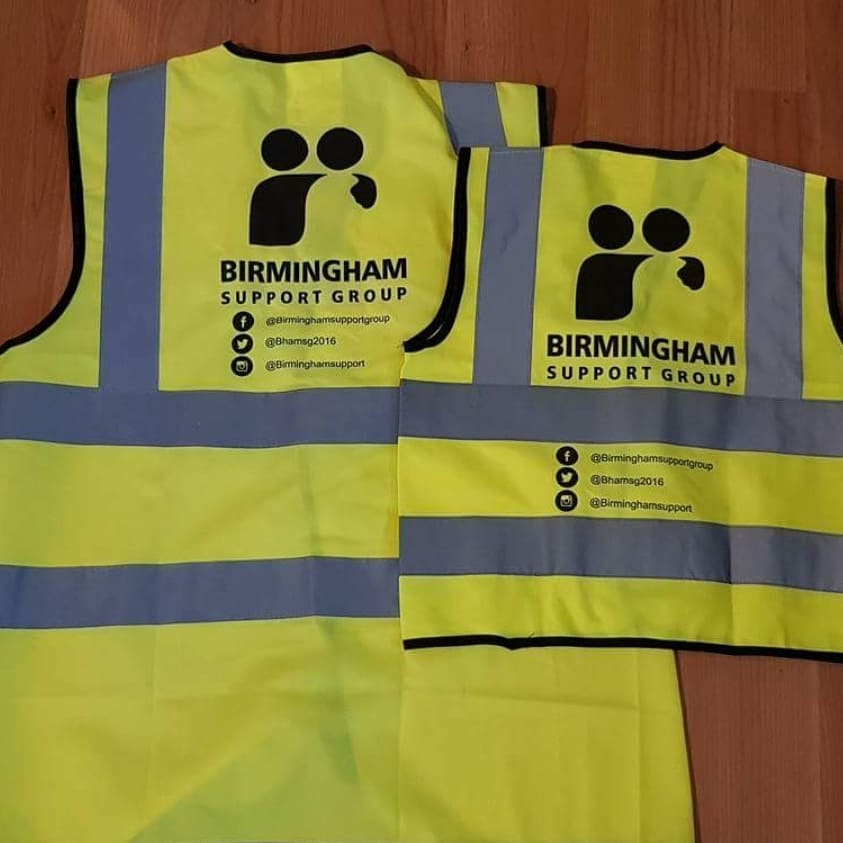 Bhamsg2016's tweet photo. @ace_embroidery Thank you guys for printing and donating us our new jackets. We look amazing in them. 

#thankyou #welookgreat #souprun #birmingham #birminghamsupport #albertstreet #community #helpingothers https://t.co/vm1MUlLiP9