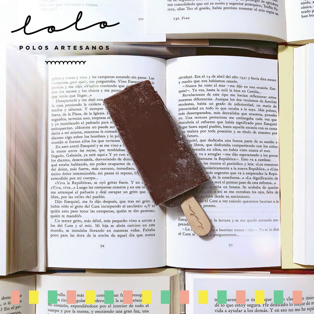 Escuchar, viajar, mirar, leer... Cosas importantes que hay que hacer en la vida. Y leer con un LOLO en la mano ya es el TOP. Día del Libro, ¿cuál te vas a comprar hoy?