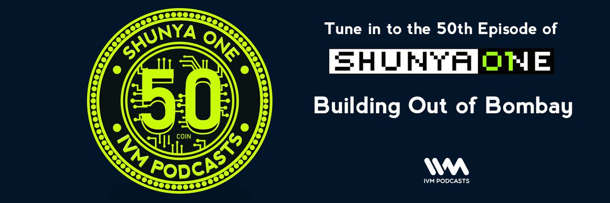 IVMPodcasts's tweet photo. #ShunyaOne50 is out tomorrow! Stay tuned for the episode featuring @jonsonbill, @naiyyasaggi &amp; @Zishaan. 

Meanwhile, you can join our #Slack channel here: https://t.co/TZ4FY0rpT0 https://t.co/lc4WbE252t
