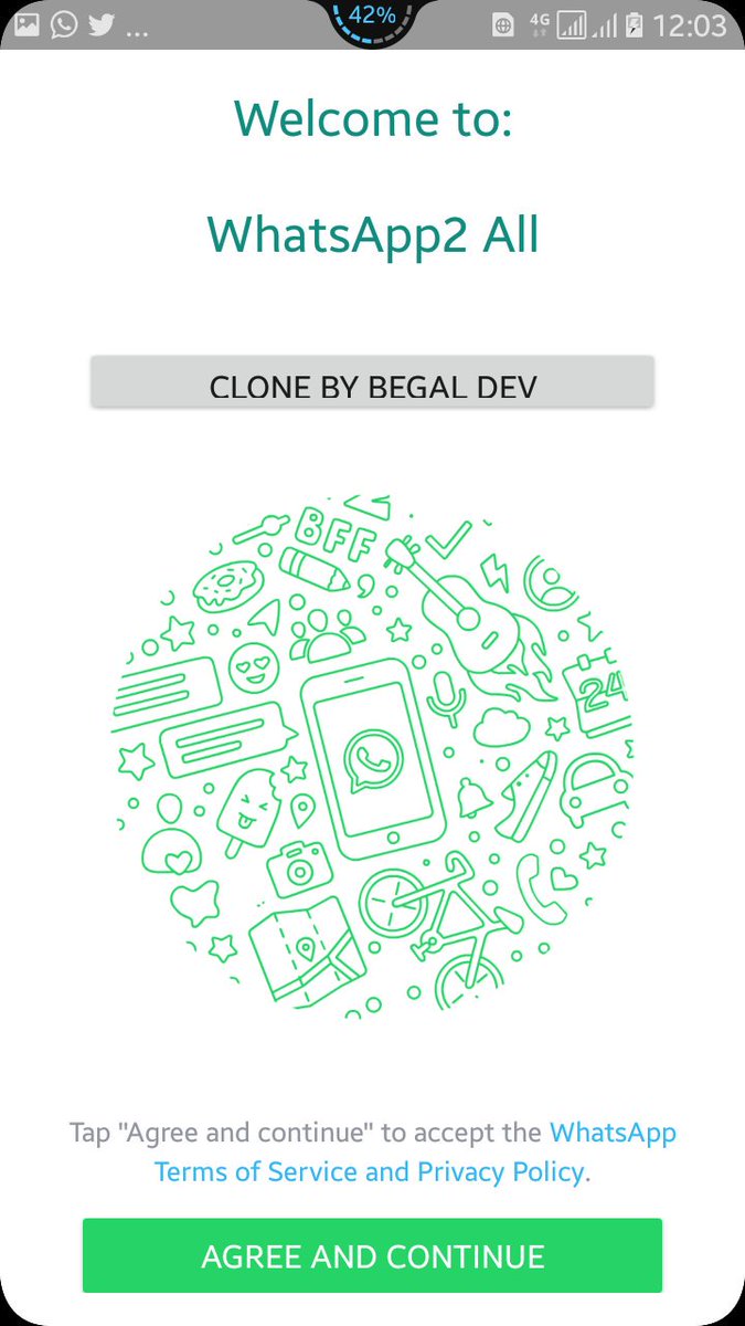 ChannelTheBegal's tweet photo. #Update
#CloneVersion
WhatsApp All 2.3 v2.18.199 (All Device)
Clone Version
https://t.co/Qe3URKKJer https://t.co/vKhFxdy2pp