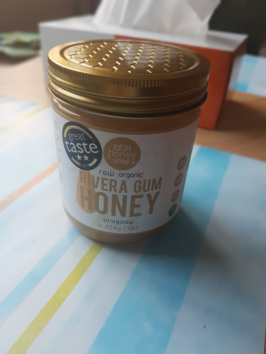 ZabAkbar's tweet photo. Went to the #muslimlifestyleshow on the weekend and bought a jar of @FreeBabarAhmad 's Rivera Gum Honey. I swear I have never tasted such a deliciously creamy honey before. Higly recommended. I'm seriously fighting the urge of finishing the whole jar. @latinhoneyshop https://t.co/jFgQOTC8pS