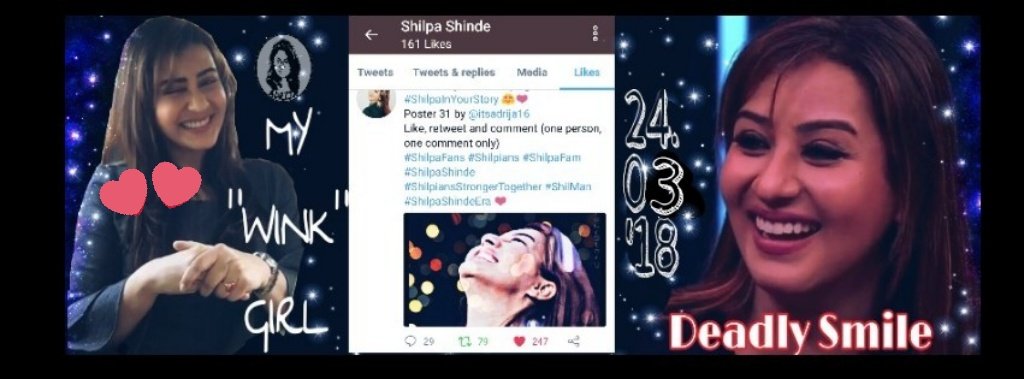 itsadrija1611's tweet photo. @ShindeShilpaS My only wink girl is you #sweeheart 😘😘 https://t.co/3Zn9ckQttc