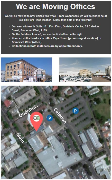 OrderNowMV's tweet photo. Please take note that we will be moving offices on Wednesday 25 April. See image for more details. https://t.co/xDGdepQy4a