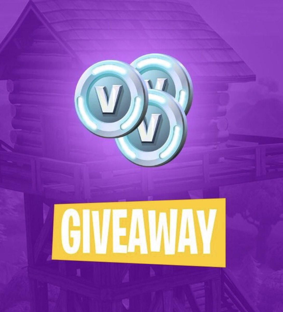 ForniteReal's tweet photo. 1,200 v-bucks giveaway must retweet me and share this post!
Giveway ends tomorrow! Good luck! https://t.co/NuQhOosSDH