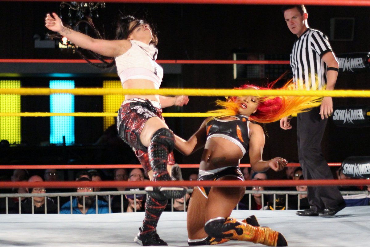 DAFALCON11's tweet photo. @HoganKnowsBest3 v @wolfinjapan impact leads to tail-grabbing -- Hey! Wait a minute . . . !! #SHIMMER103 https://t.co/s6gCd2tj5H