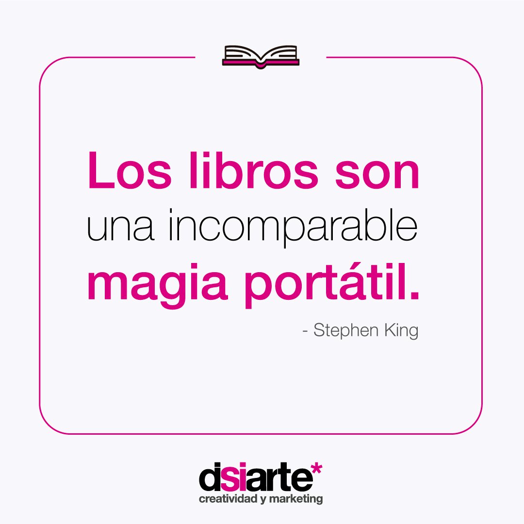 disiarte's tweet photo. ¡Feliz Día del Libro! En disiarte hemos elegido esta cita para celebrarlo. 📚💕 ¿Cuál es tu cita literaria favorita? 

#DíaDelLibro #SantJordi https://t.co/iMMp8NEEEs