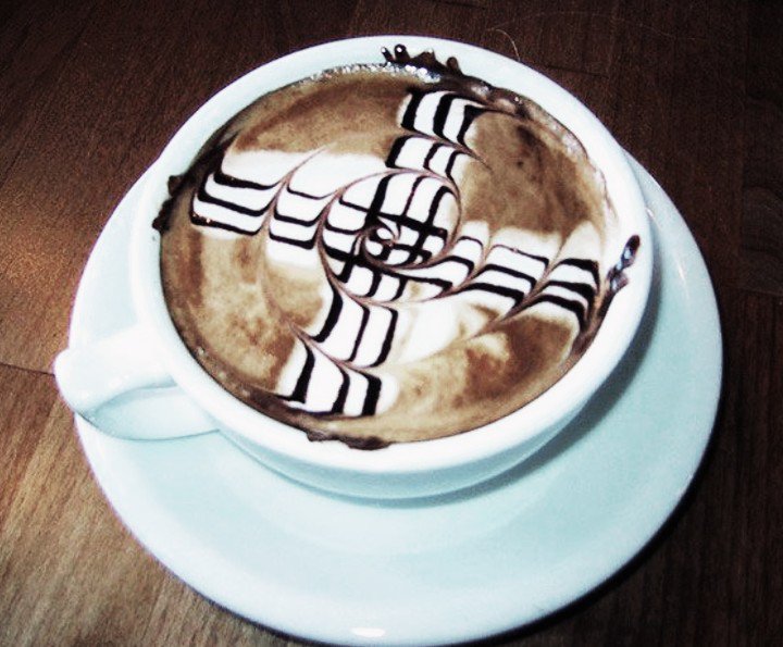 IndyRoasters's tweet image. Happy St George&apos;s Day! #StGeorgesDay #latteart @IndyRoasters indycoff.ee