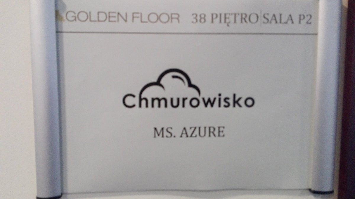Starting two day #Azure workshop #Chmurowisko