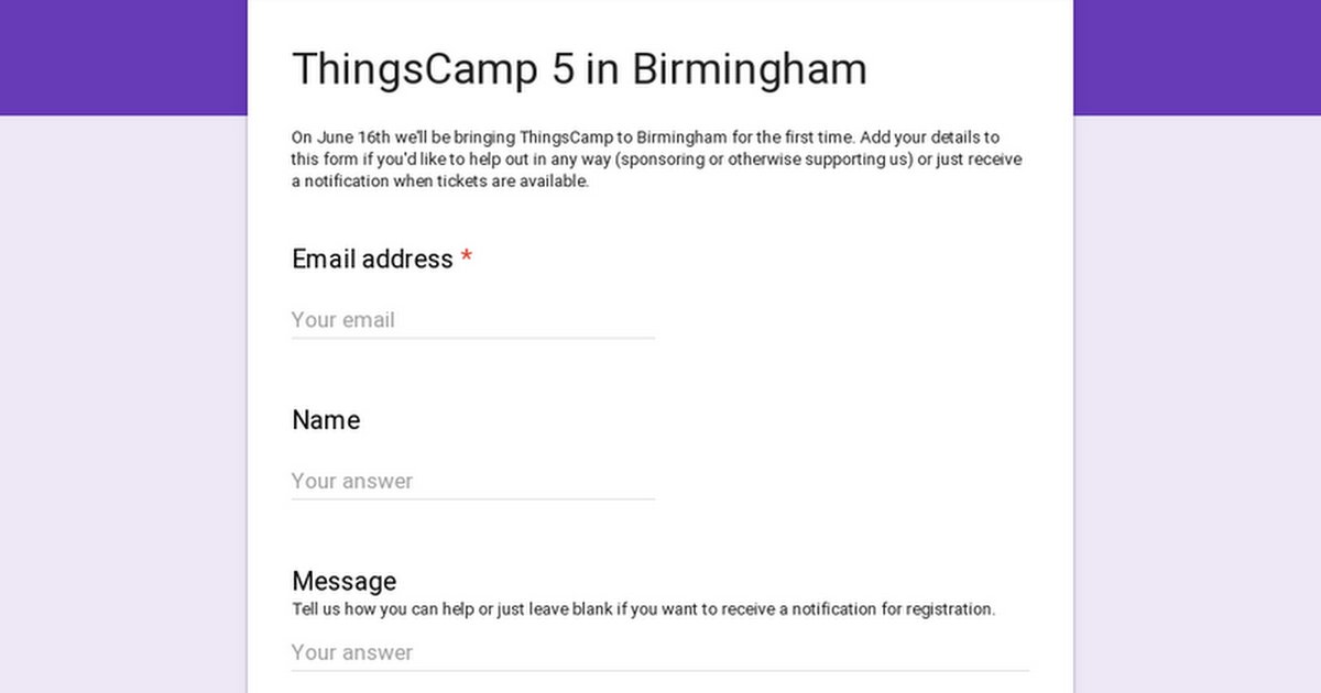 ThingsCamp tweet media