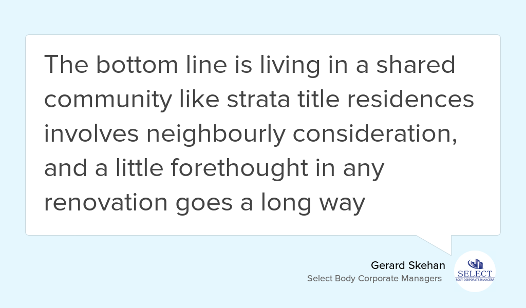 SelectBCM's tweet image. "When it comes to hard flooring, discuss your ideas with the committee, invest in suitable underlay, and..." goo.gl/V9yTCP #Flooring #Bodycorporate #Noise