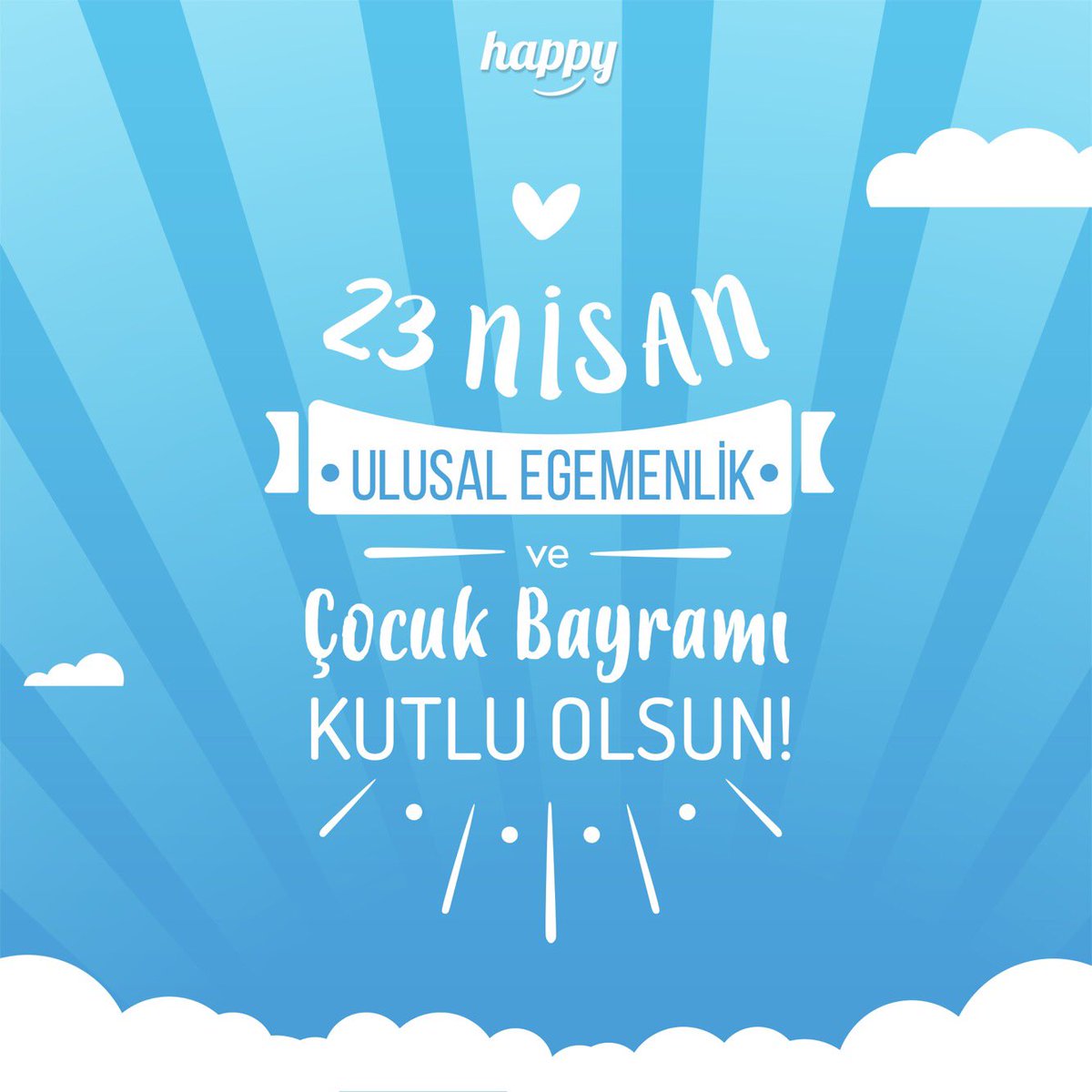 happy_digital's tweet photo. 23 Nisan Ulusal Egemenlik ve Çocuk Bayramı'mız kutlu olsun!

#23NisanKutluOlsun https://t.co/FAehk6c9w8