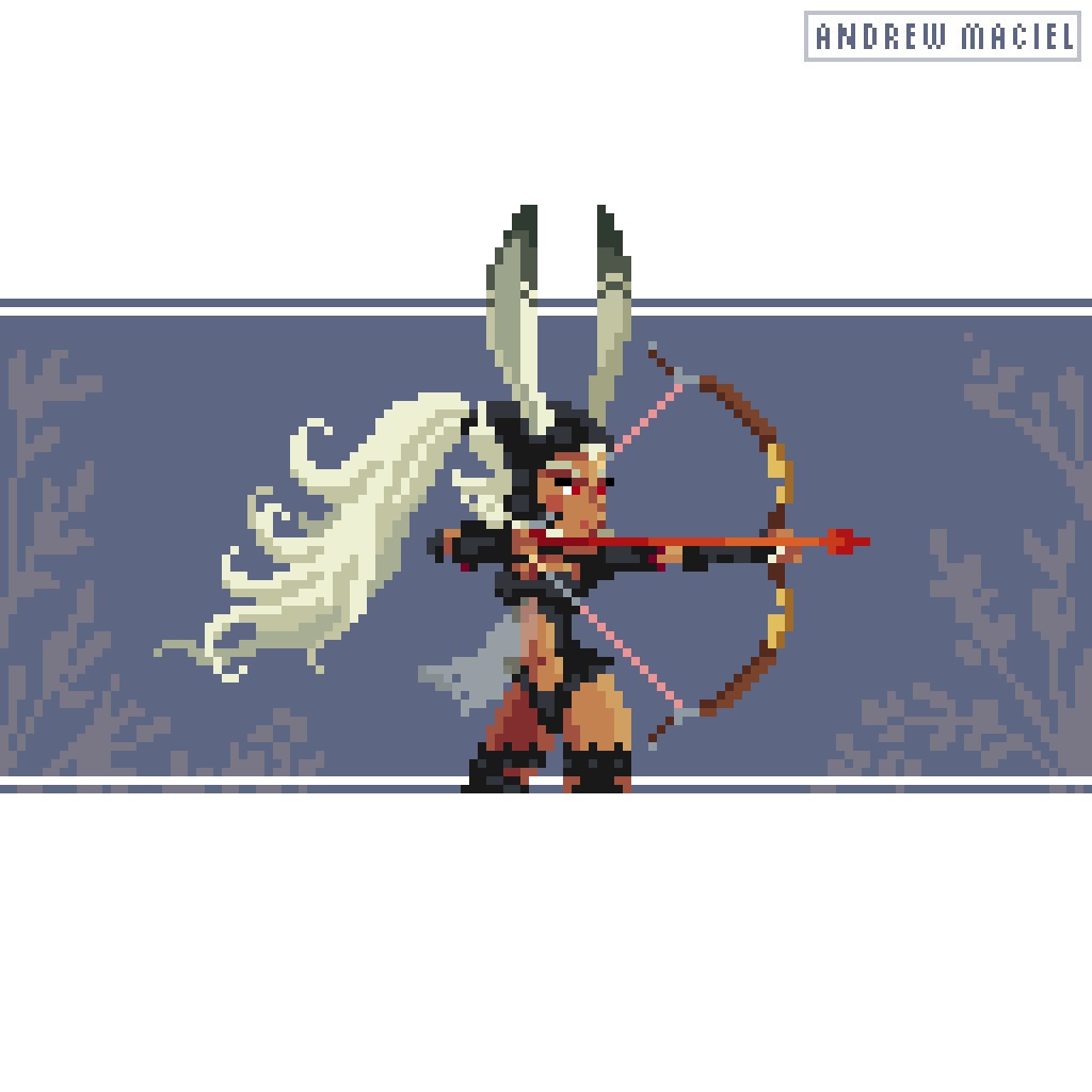 _andrewmaciel's tweet photo. Fran with her Shortbow🏹
#Bow #pixel_dailies @Pixel_Dailies #finalfantasyxii #ffxii #pixelart #pixel https://t.co/zm43WQSIpE