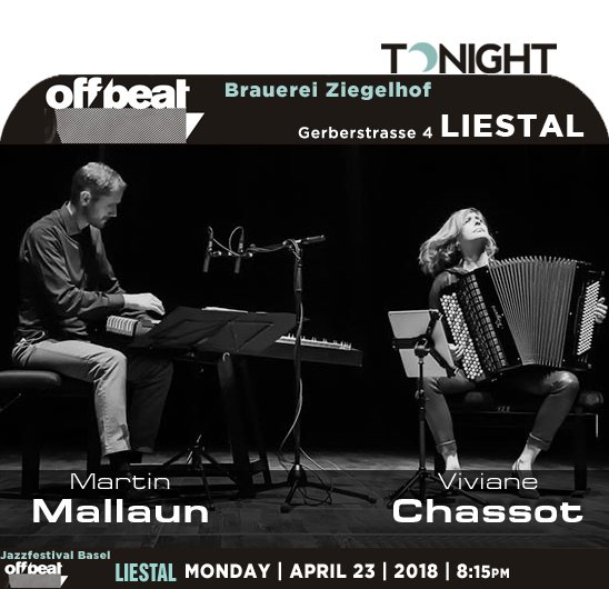 jazzsharing's tweet photo. #OffbeatConcert GmbH #Liestal
the JAZZ FESTIVAL BASEL" OffBeat
DUO CHASSOT | MALLAUN
→https://t.co/v85dzseMVf
→https://t.co/RcVXHJZdtd
#VivianeChassot accordion | #MartinMallaun zither
at Brauerei Ziegelhof: TONIGHT |8:15pm
→https://t.co/LYAOUGycsz https://t.co/uNVy3JBtni