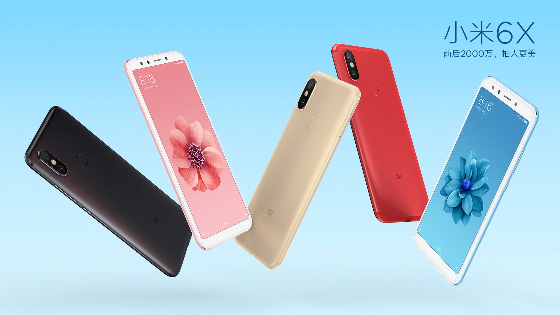 Mi 6X (Mi A2) Launches Today with Bezel less Screen