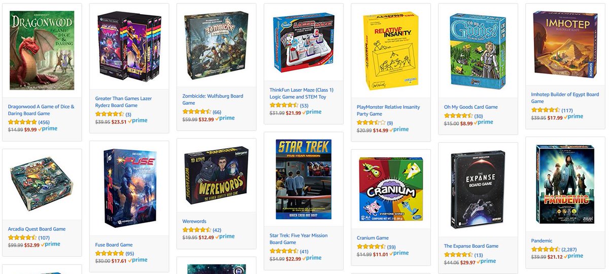 amazon board game sale 2018