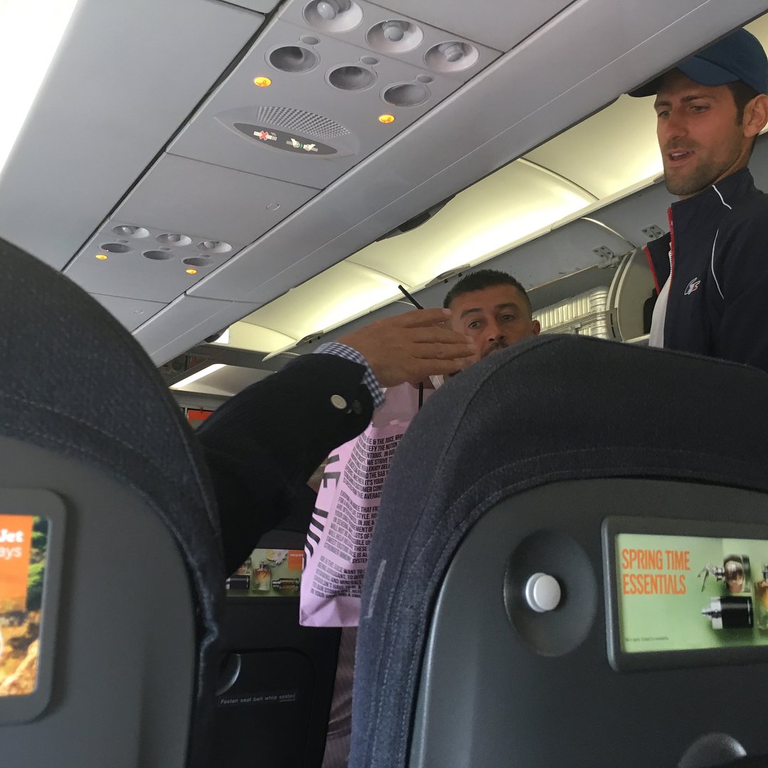NovakIndiaFans's tweet photo. .@DjokerNole is on his way to Barcelona 😀 (© Yu Hong) https://t.co/WRfIdvfHUM
