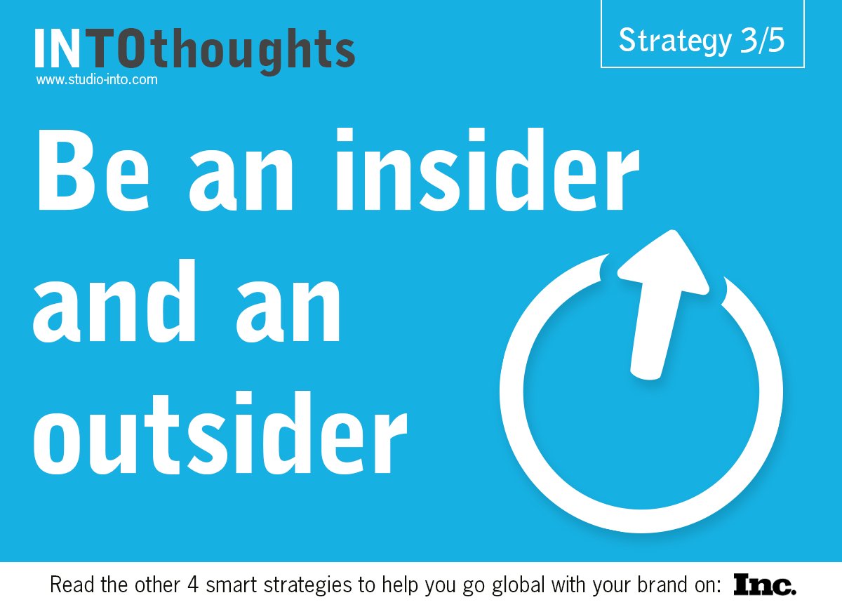 JoannaBrassett's tweet photo. Strategy 3 out of 5 from my recent publication in Inc. Magazine on how to "Go global with your brand" https://t.co/8LBamvUxdG 
#INTOguides #global #design #branding #innovation #research https://t.co/nPgoOmDfQM