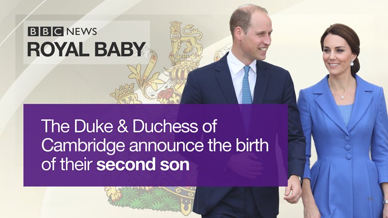 It's a boy! Duchess of Cambridge gives birth to her third child, who is fifth in line to throne #royalbaby

bbc.in/2K5D5Q6