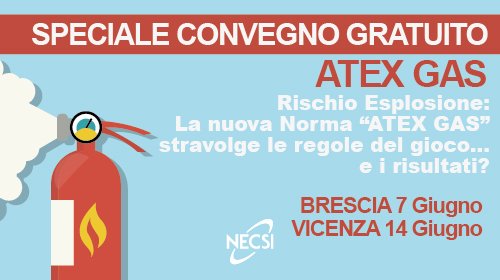 necsisrl's tweet photo. Cerchi info sulla nuova norma #ATEXGAS a 6 mesi dall'entrata in vigore? Partecipa al nostro #convegno #gratuito realizzato in collaborazione con DNV GL dedicato alle azioni che devono essere intraprese e le best practies da adottare!
Due date: 7 Giugno #Brescia 14 Giugno #Vicenza https://t.co/ImvHlIkjXm