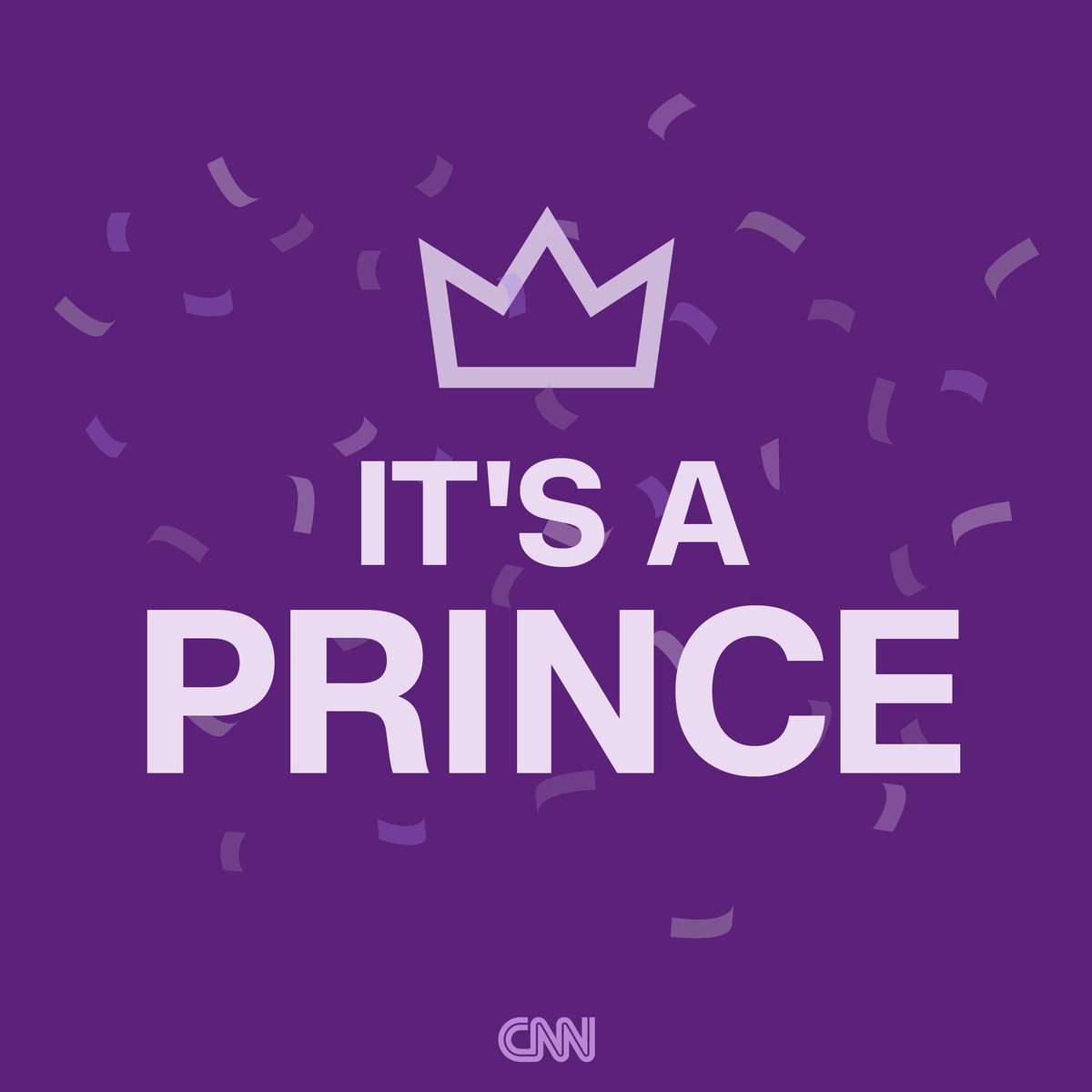 cnni's tweet photo. JUST IN: The #royalbaby has arrived and it's a boy https://t.co/CPaMxQm7O1 https://t.co/AbEjY9yKEp