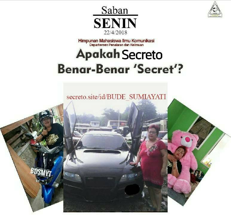 [SABAN SENIN]

Hallo COMMERS!! kalian udah pada cobain secreto yang kekinian? Nah bagi yang sudah maupun belum SABAN SENIN kali ini membahas mengenai secreto yang kekinian nih!!!
Yuk simak kajianya di: himakomupnvjatim.wixsite.com/himakom/blog/a…

#SALAMREVOLUSI
#KABINETREVOLUSI
#HIMAKOM2018