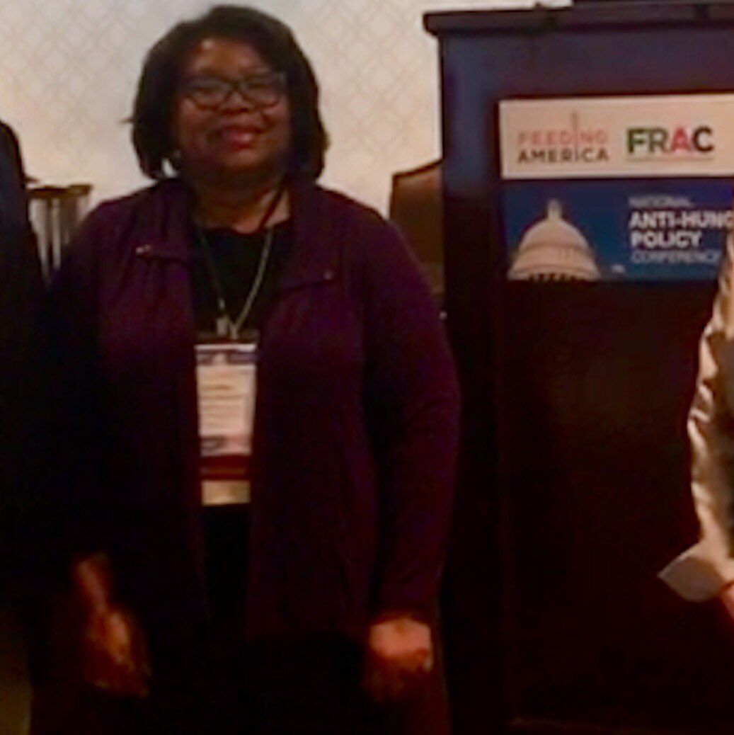 FoodBankCENC's tweet photo. ICYMI: Our very own VP Earline Middleton presented on Rural Hunger at #hungerpc18 to a room full of hunger-relief peers and advocates. Way to go Earline! #NoOneGoesHungry https://t.co/jubeKyzFhK