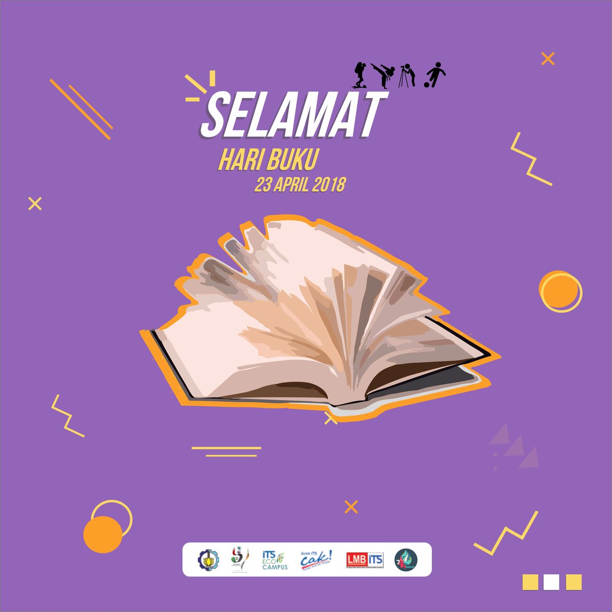 LMB_ITS's tweet photo. [Hari Buku]

Kami segenap keluarga minat bakat ITS mengucapkan selamat Hari Buku Sedunia, 23 April 2018. 

"Just imagine what you are losing just because you are not reading!" - Ernest Agyemang Yeboah

#HariBuku2018
#LMBITS
#LMBBermanfaat
#MinatBakatITS https://t.co/OJMgmTwyl7