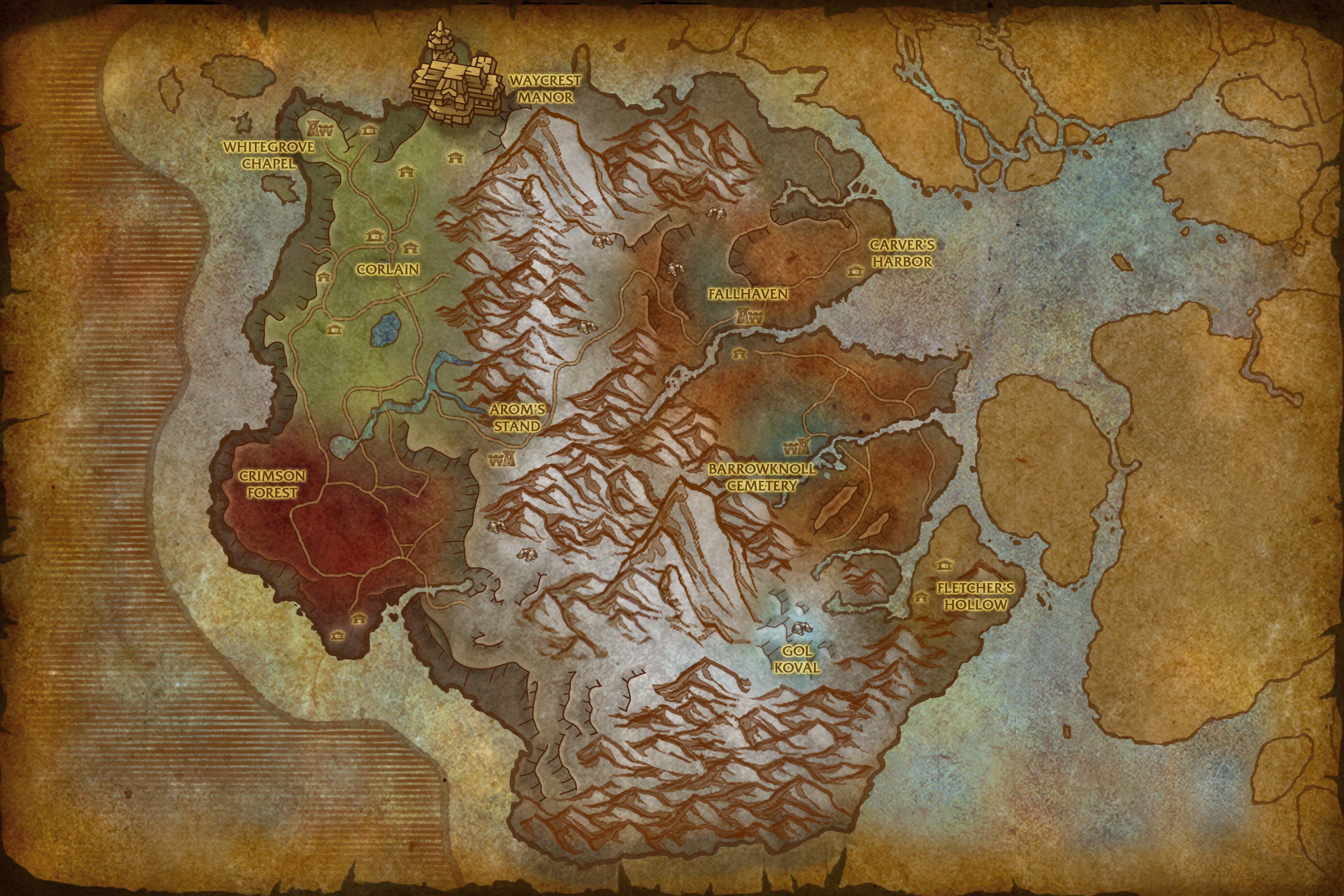 Amazing maps, World map, World of warcraft