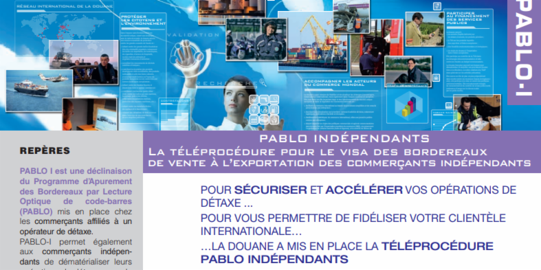 douane_france's tweet photo. #Commerce Vous êtes #commerçant et vous souhaitez proposer la #detaxe à vos clients étrangers ? Souscrivez à "Pablo", notre service en ligne gratuit pour les #indépendants ⤵ https://t.co/xMZuLIycgw