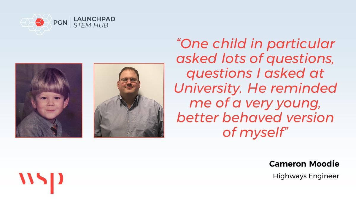 WSP_UKI's tweet image. Cameron reflects on how one of the students he met at a
#stemevent, reminds him of himself when he was younger. To find out more wsp-pb.com/en/WSP-UK/Who-…
#wsplaunchpad #inspireanengineer