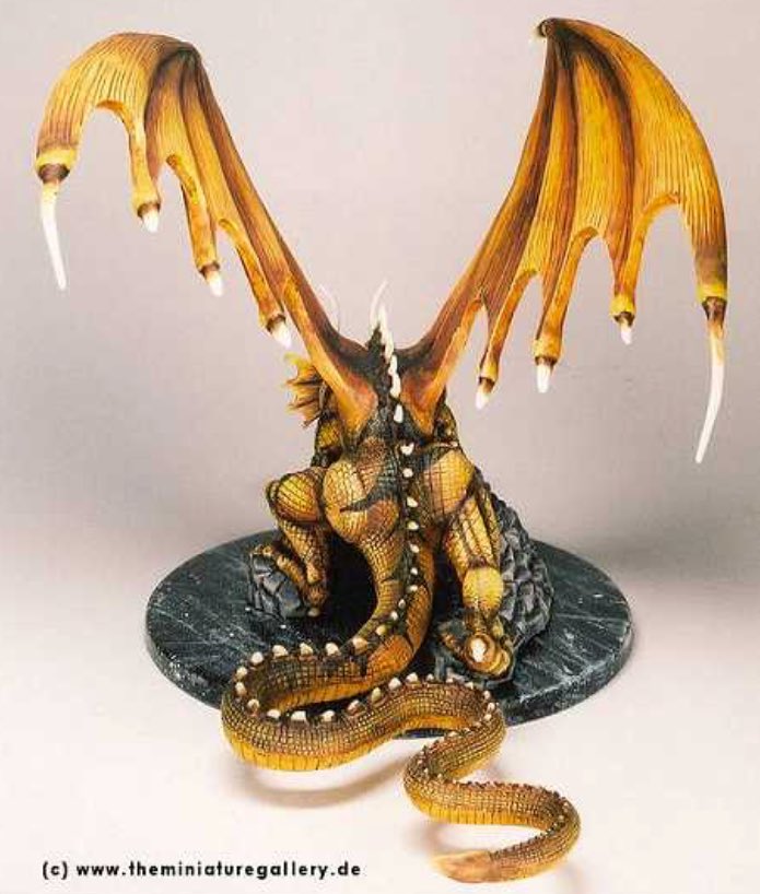 The Golden Dragon 🤑                           📸Credit: Dirk Stiller                               #wargaming #fantasy #warmongers #dnd #dungeonsanddragons #fantasy #miniatures #StGeorgeDay #smaug #tabletop #art #paintingwarhammer