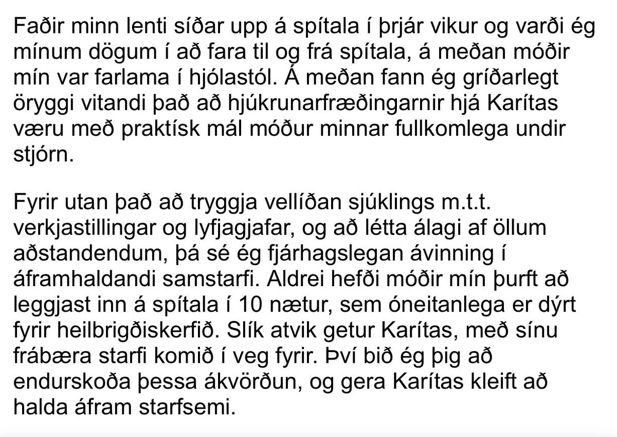 Opið bréf til heilbrigðisráðherra <a href="/svasva/">Svandís Svavarsd</a>