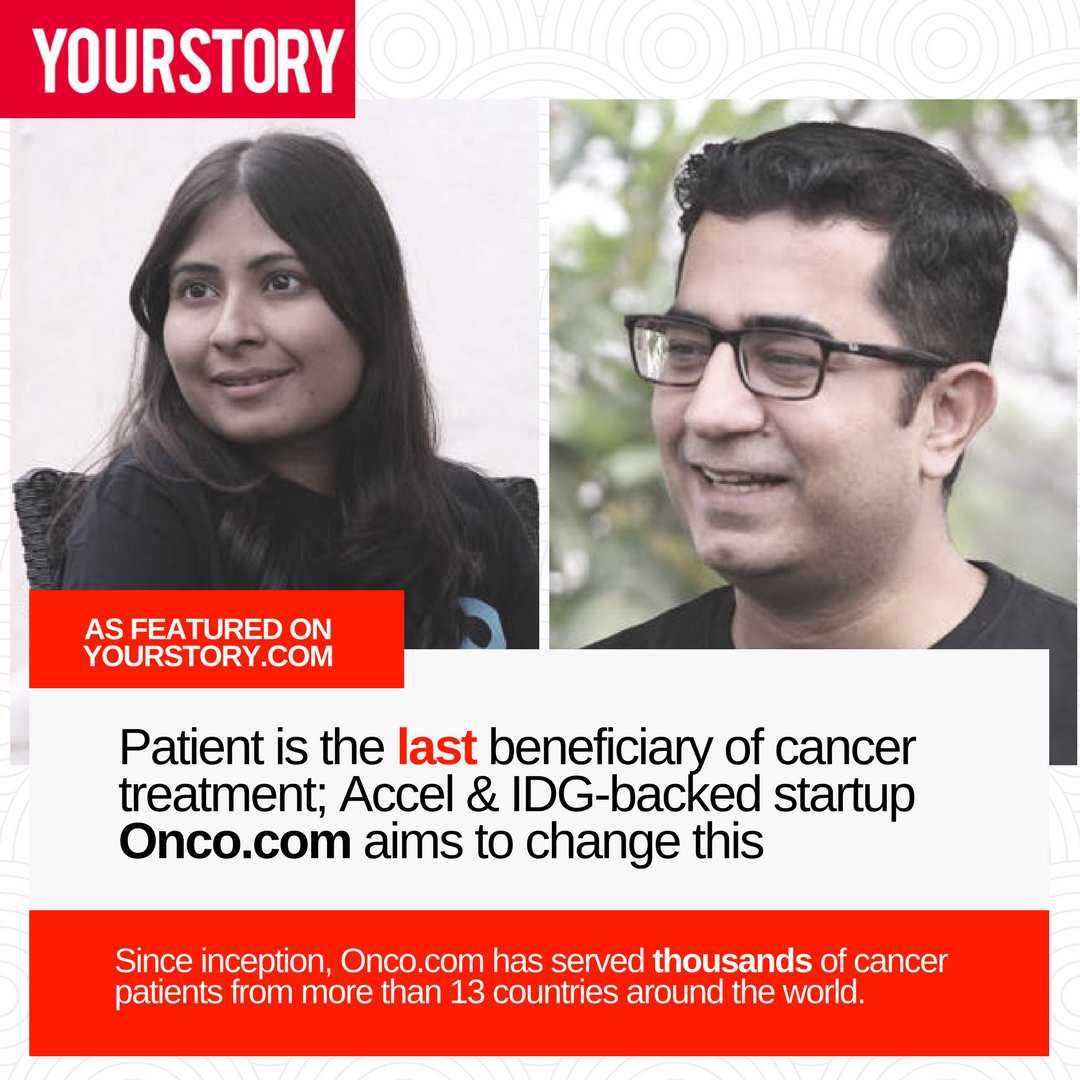 OncoCancerCare's tweet photo. #OncoDotCom #ShareAble @YourStoryCo correspondent @DiptiDaveNair has written about https://t.co/mqgmmxsBcJ and its founders - Rashie Jain and Dr Amit Jotwani in this exclusive feature --> https://t.co/VDMPZ1BUJJ https://t.co/0zowsDWc1F