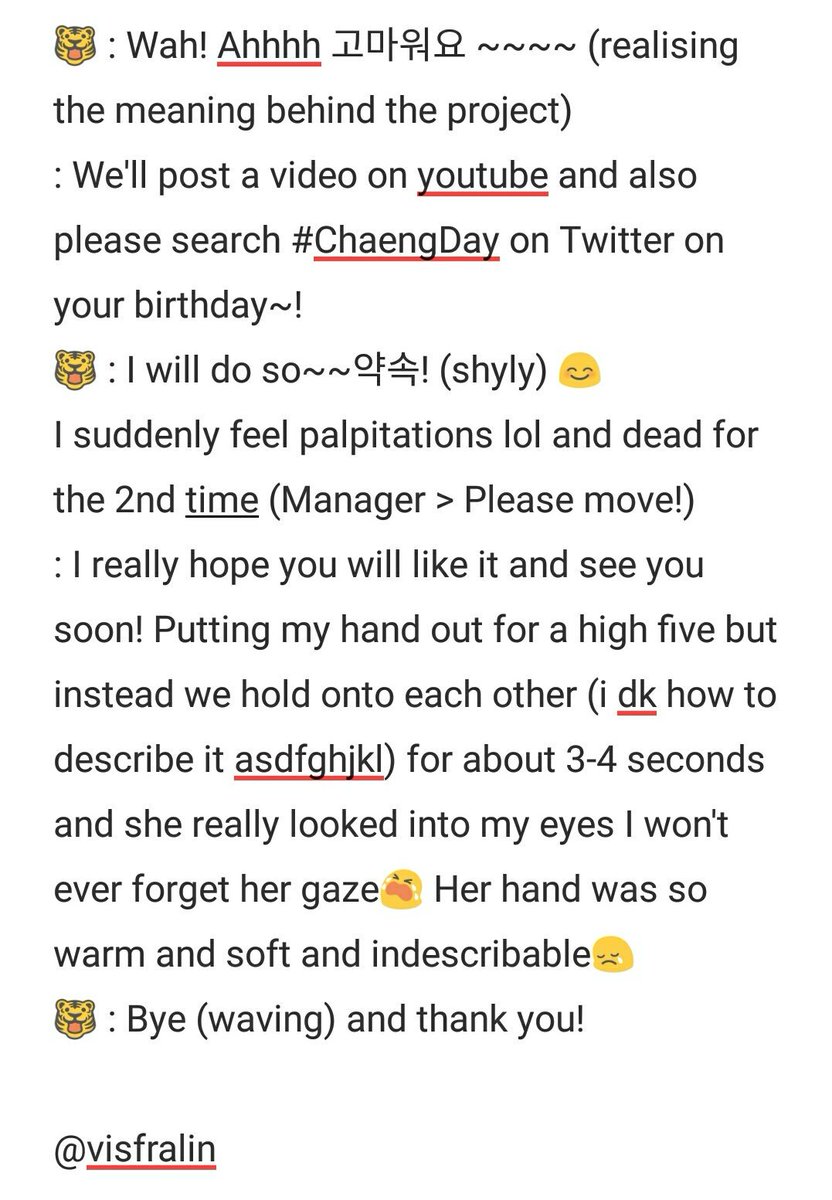 visfralin's tweet photo. 180421 Yeouido Fansign Fan Account
Chaeyoung โค๏ธ
#ChaengDay #HappyChaeyoungDay https://t.co/QmVPoP7psP