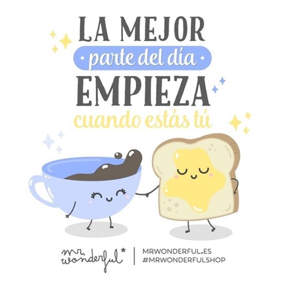 No hay mejor forma de despertarme que contigo #felizlunes #mrwonderfulshop @ItsOsoTV