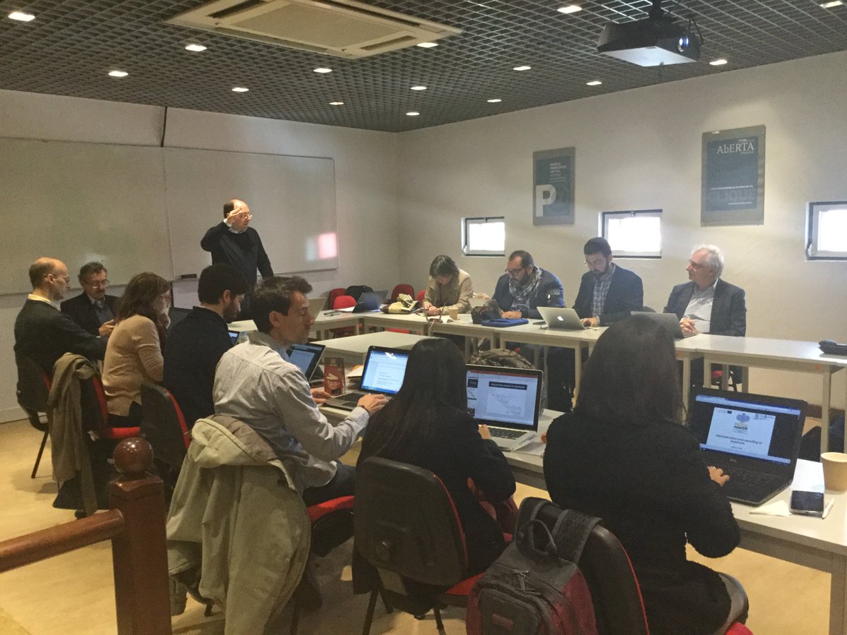moocmaker's tweet photo. El 16 de abril se realizó la 5a. reunión plenaria de socios #MOOCMaker en @uaberta en #Lisboa #Portugal . Lee la nota completa en https://t.co/seXvEAPPaV https://t.co/VyepDg9wKa