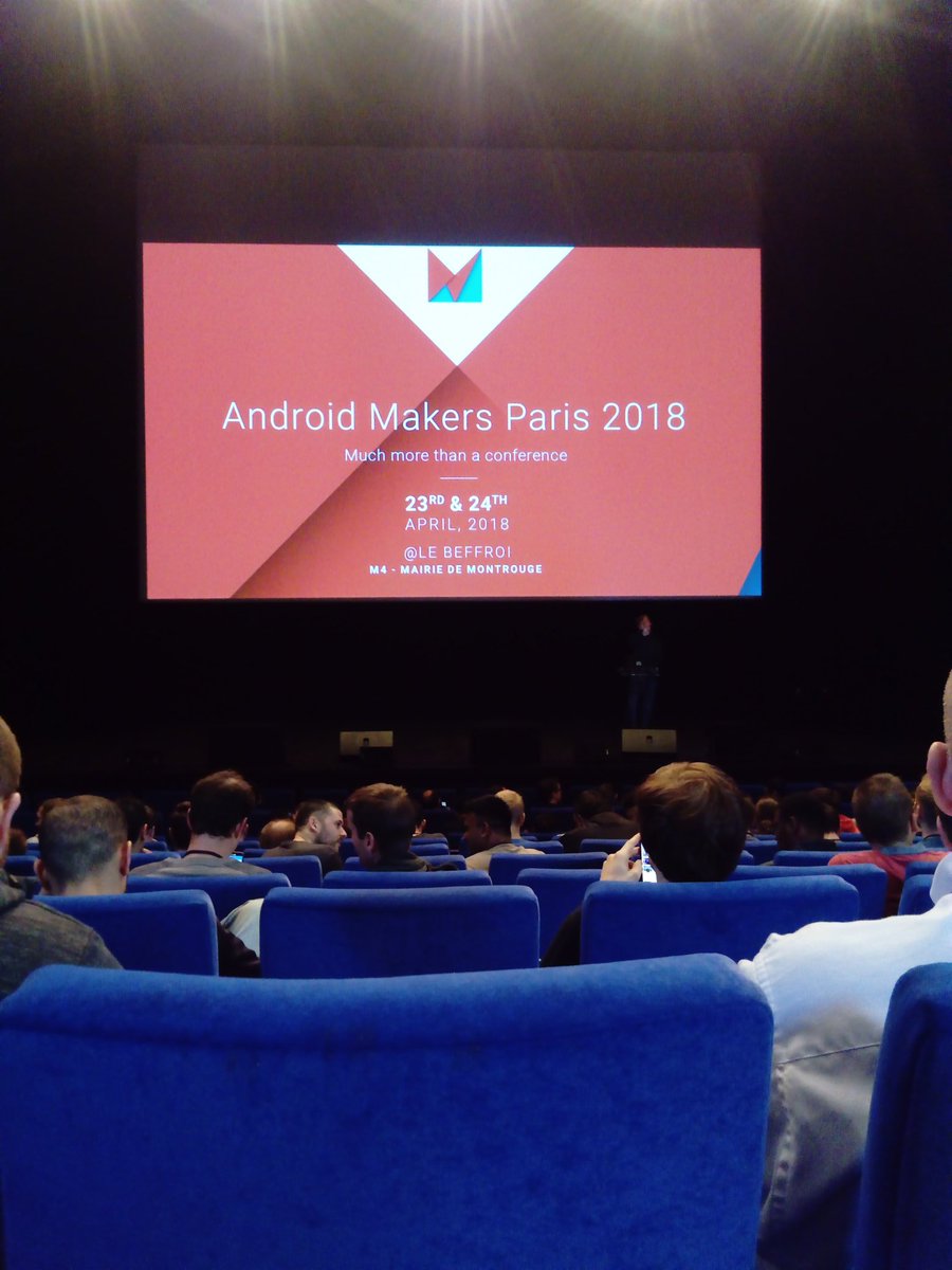 Here we go ! #AndroidMakers2