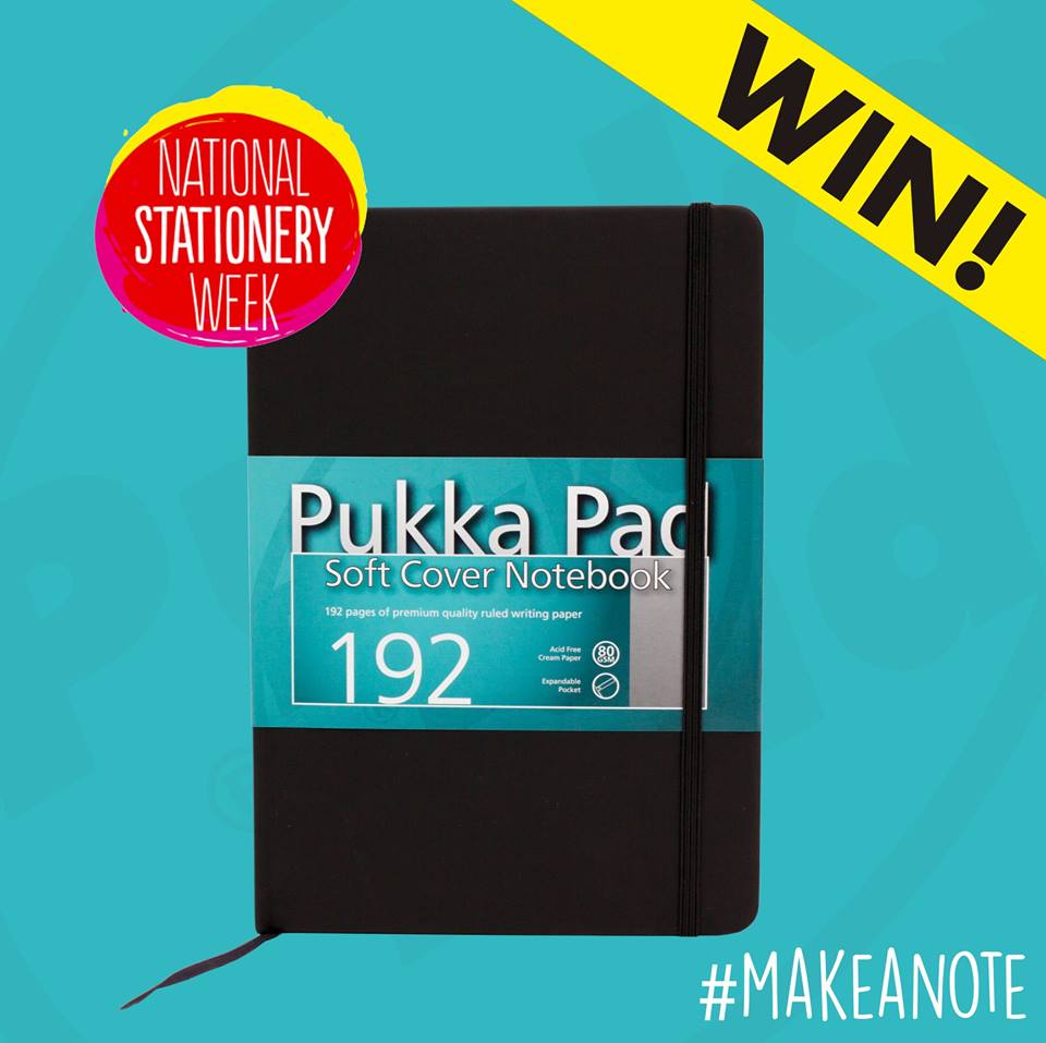 pukkapads's tweet photo. It’s National Stationery Week! 📎 To celebrate we will be running competitions everyday!  🎉 #NatStatWeek Todays theme is #MakeANote and what better way to do it, than with our classic Softcover notebook! 📒🖋To #WIN simply #RT &amp; #FOLLOW UK  only. T&amp;Cs apply. https://t.co/MFcYs2NeIJ