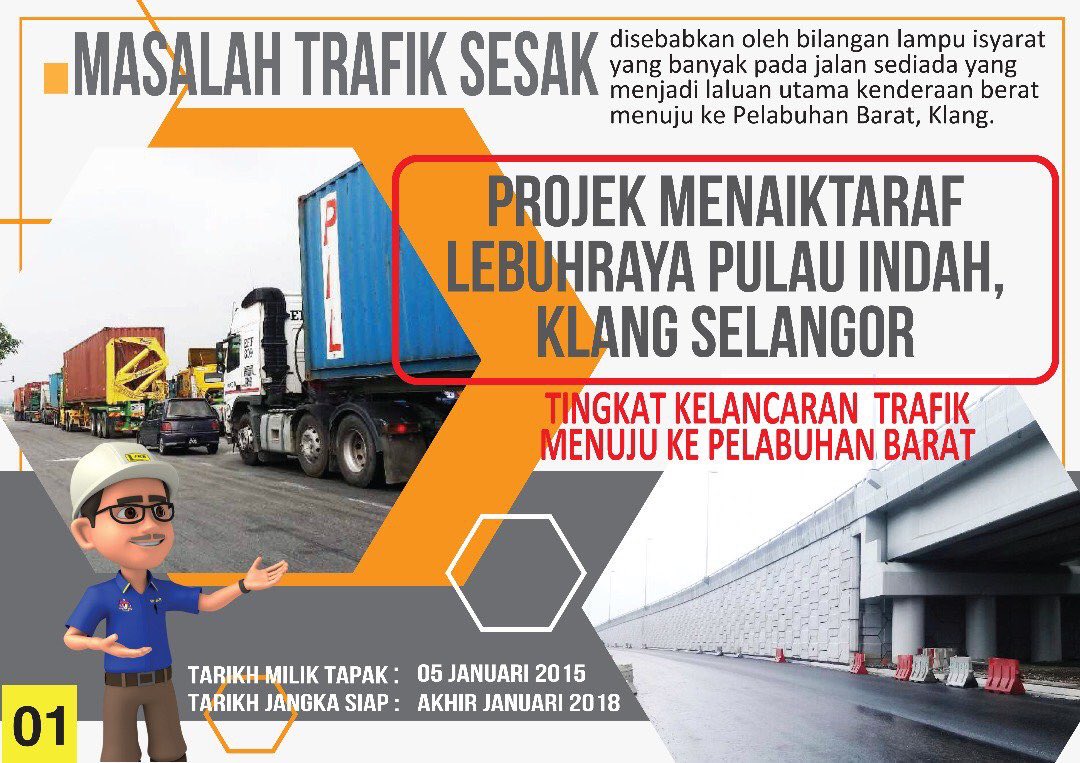 Cawangan Jalan Jkr Malaysia On Twitter 6 Lpi Fasa 1 Masalah Kesesakan Trafik Peningkatan Kadar Kemalangan Di Sepanjang Jalan Ini Merupakan Sebab Utama Projek Ini Dicadangkan Hebatkannegaraku Najibrazak Petrajayamp Dralihamsa Zohariakob