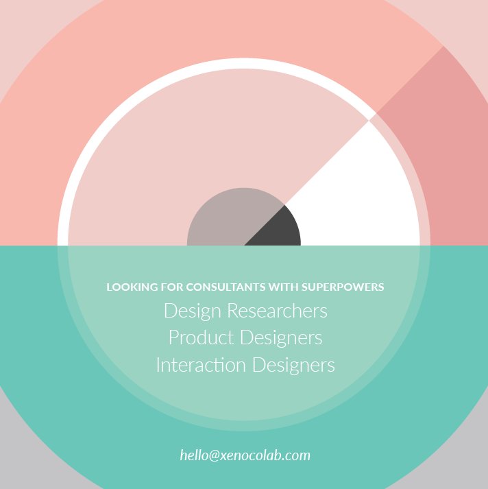xenocolab's tweet photo. Looking for #designresearchers, #productdesigners and #interactiondesigners (based in #India) who follow the #humancentreddesign process. Write to us at hello@xenocolab.com to be a part of our network.
P.S This is only for #freelancers /independant #consultants entry-senior level https://t.co/7NlEdkPJK0