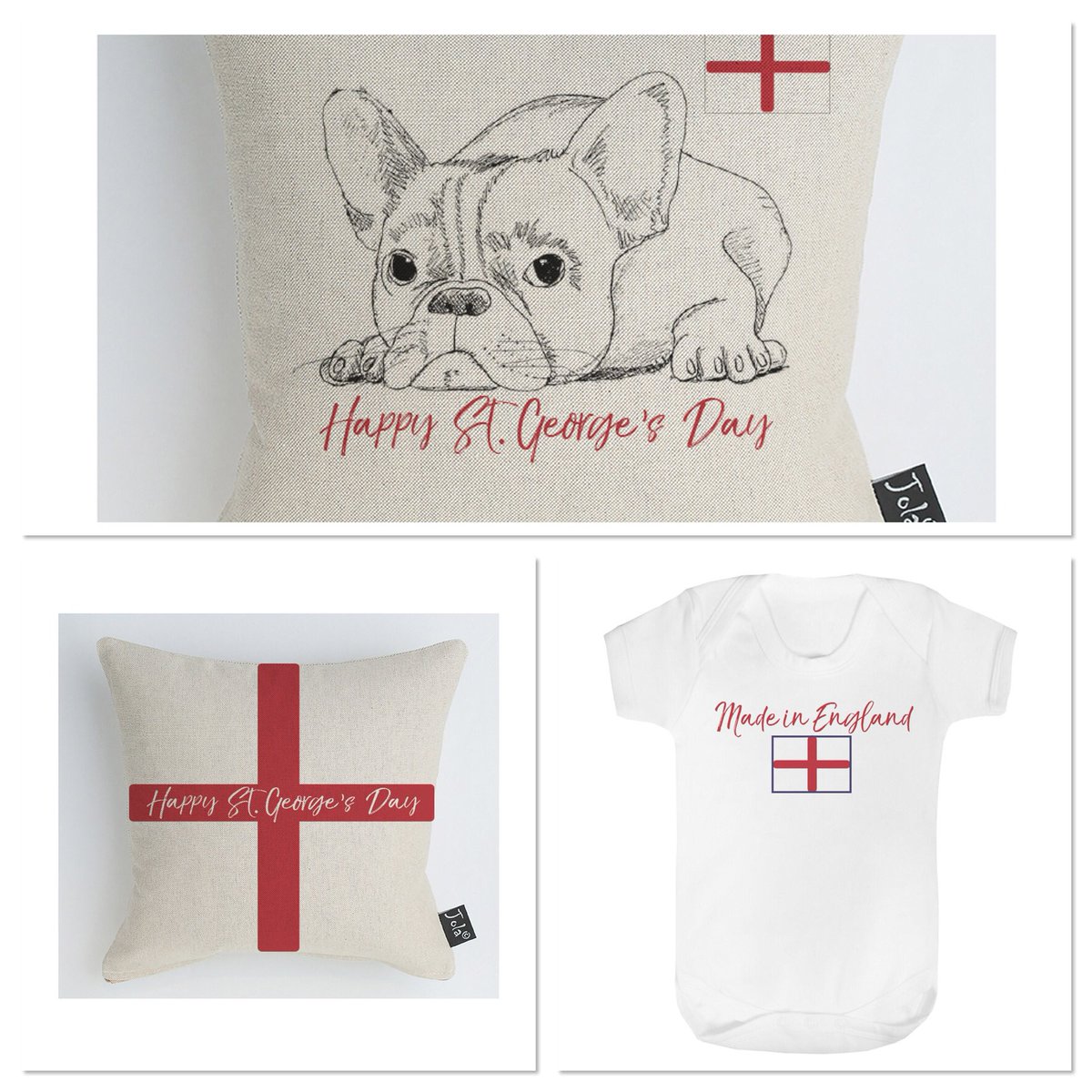 Happy St George’s day 🏴󠁧󠁢󠁥󠁮󠁧󠁿 #StGeorge #England <a href="/MadebyHandEng/">Craft Festival Cheltenham</a>