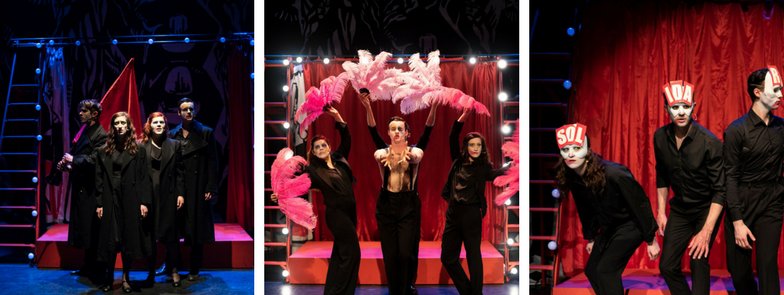 Sphinxtheatre's tweet photo. What amazing weekend at @ArtsatOFS ! Thanks to all of you who attended our #sellout performances of #aberlinkabaret thanks to @writingbrecht @Crisis_Ox  for #wordsasweapons and #Brechtstrueprotagnists .... we can't wait to do it all again @brightonfringe @WarrenTheatre in May! https://t.co/GLww2Rnydl