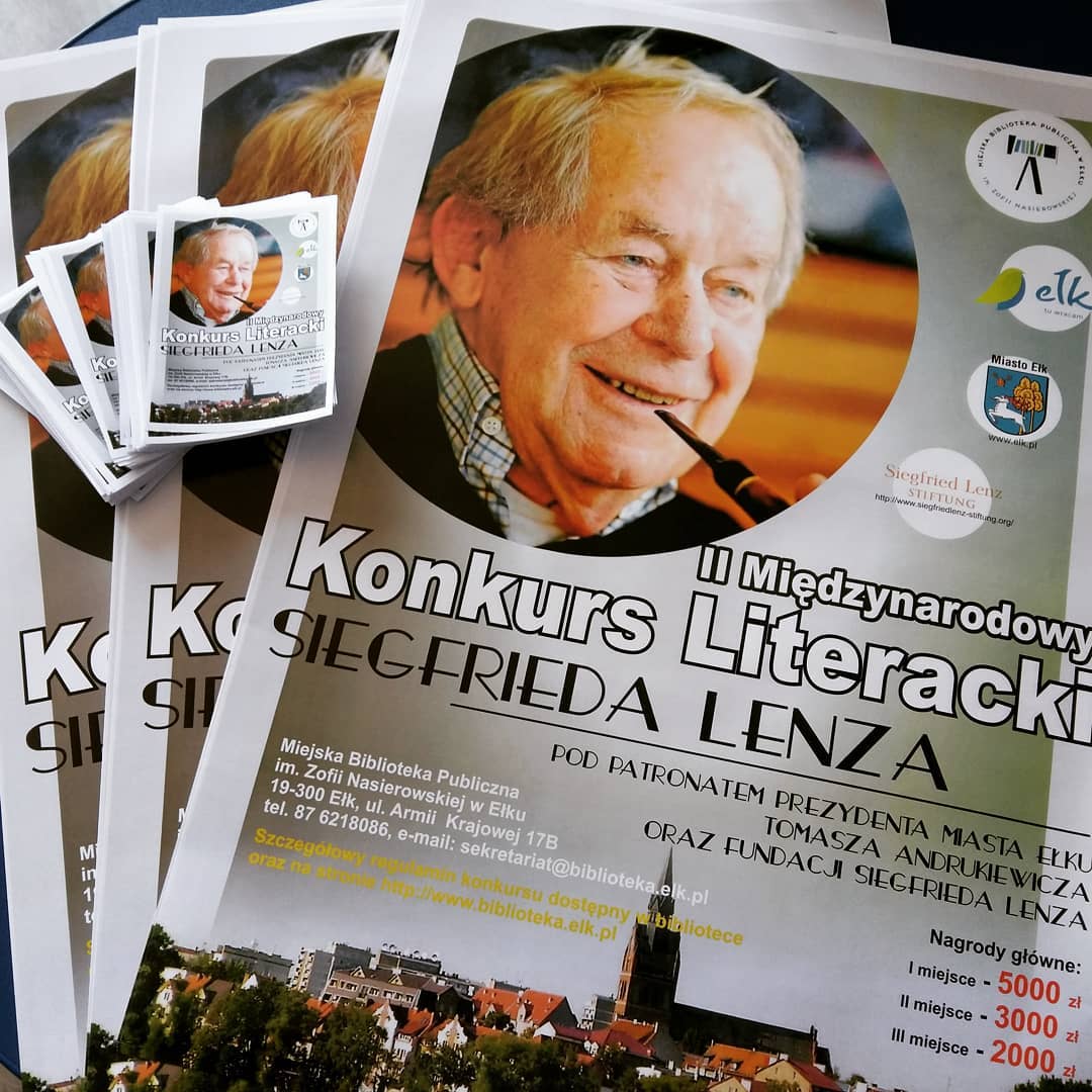 mbp_elk's tweet photo. II edycja konkursu już wystartowała, więc nie zwlekajcie z pisaniem :) #ełk #siegfriedlenz #lenz #konkursliteracki #nagrodypieniężne #mazury #biblioteka #warto #fundacjalenza #konkursmiedzynarodowy

REGULAMIN na stronie biblioteki https://t.co/6cPdh1kY3f https://t.co/u92xSLbnFp