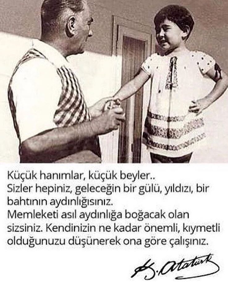 23 Nisan Ulusal Egemenlik ve Çocuk Bayramı kutlu olsun 🇹🇷
#MustafaKemalAtatürk