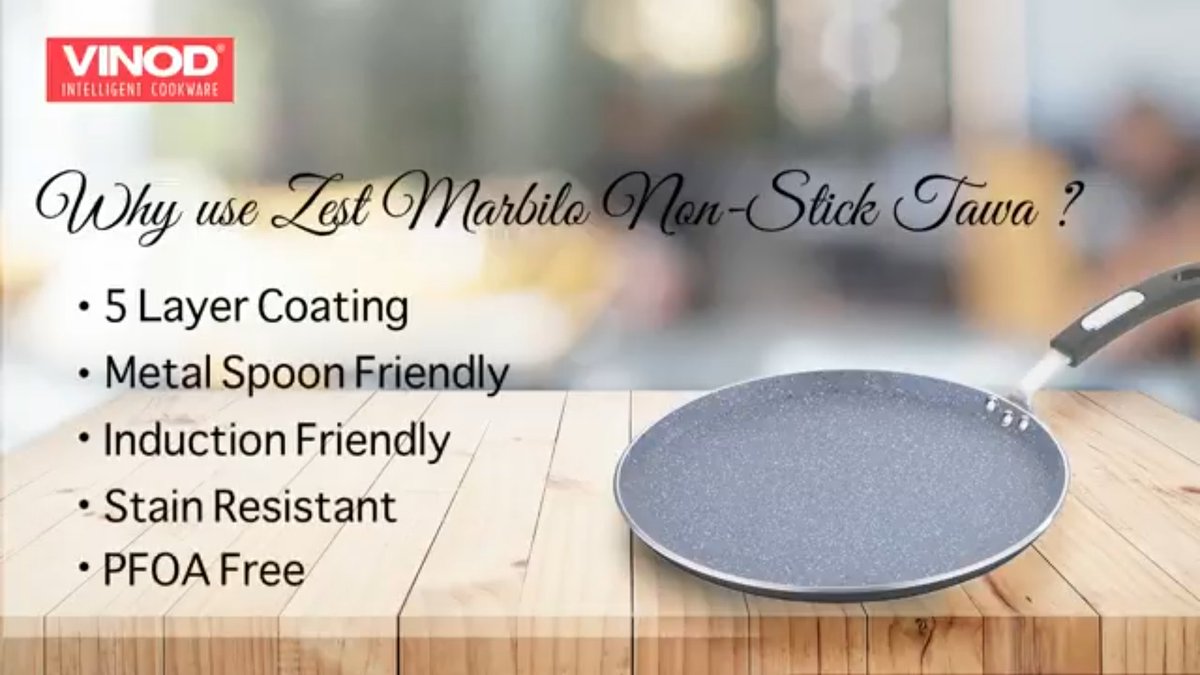 Masaalasoda's tweet image. A1)VINOD MARBILO NON - STICK TAWA was used to prepare Oats and Coconut Pancake 
#CookwithVinod