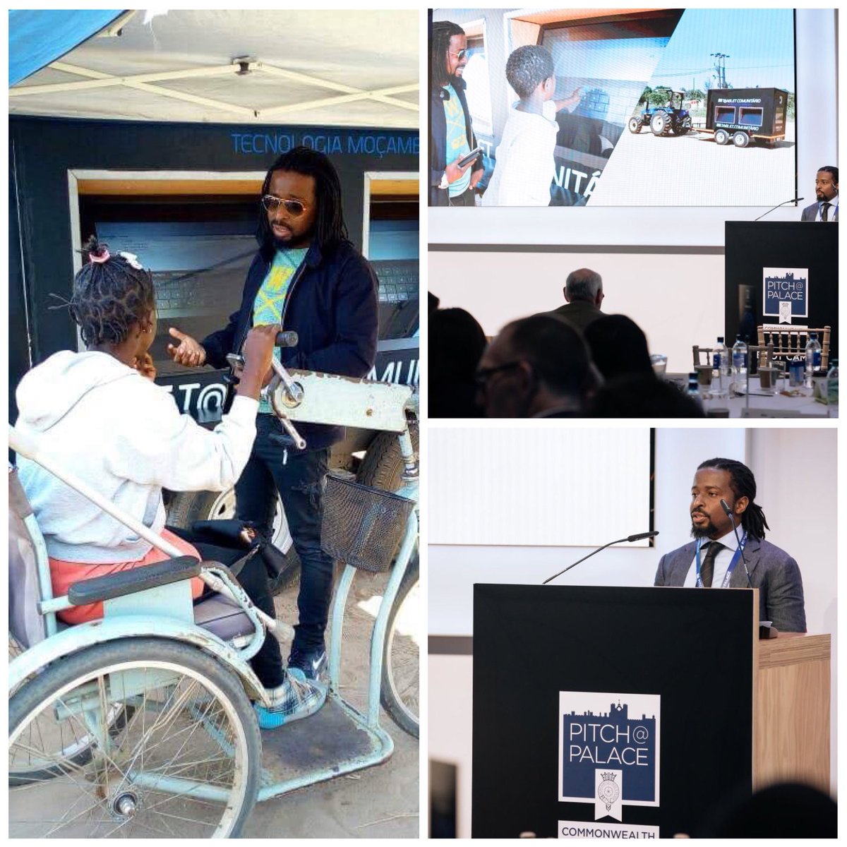 afriQueexchange's tweet photo. Community tablet lands #Mozambican #innovator #DaynAmade in #London #pitchatpalace “If you focus on results, you will never change. If you focus on change you will get results.” #JackDixon #StartupMozambique #StartupAfrica #MotivationMonday #KanimamboComms #Tech #BeInspired https://t.co/wOJIgyBTur