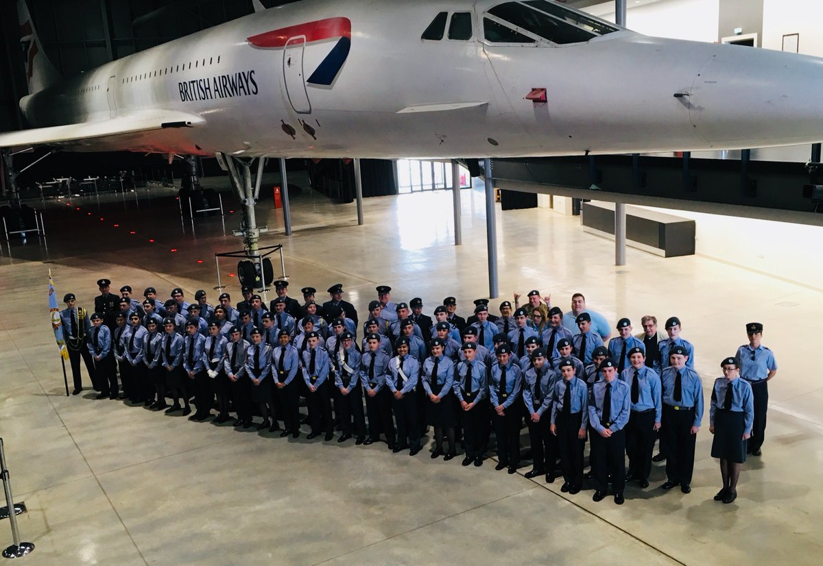 BgWing's tweet photo. Great parade at Aerospace Bristol to mark the next stage in the Baton Relay, celebrating the Royal Air Force’s centenary! #RAF100 #whatwedo https://t.co/LK1M4FW767