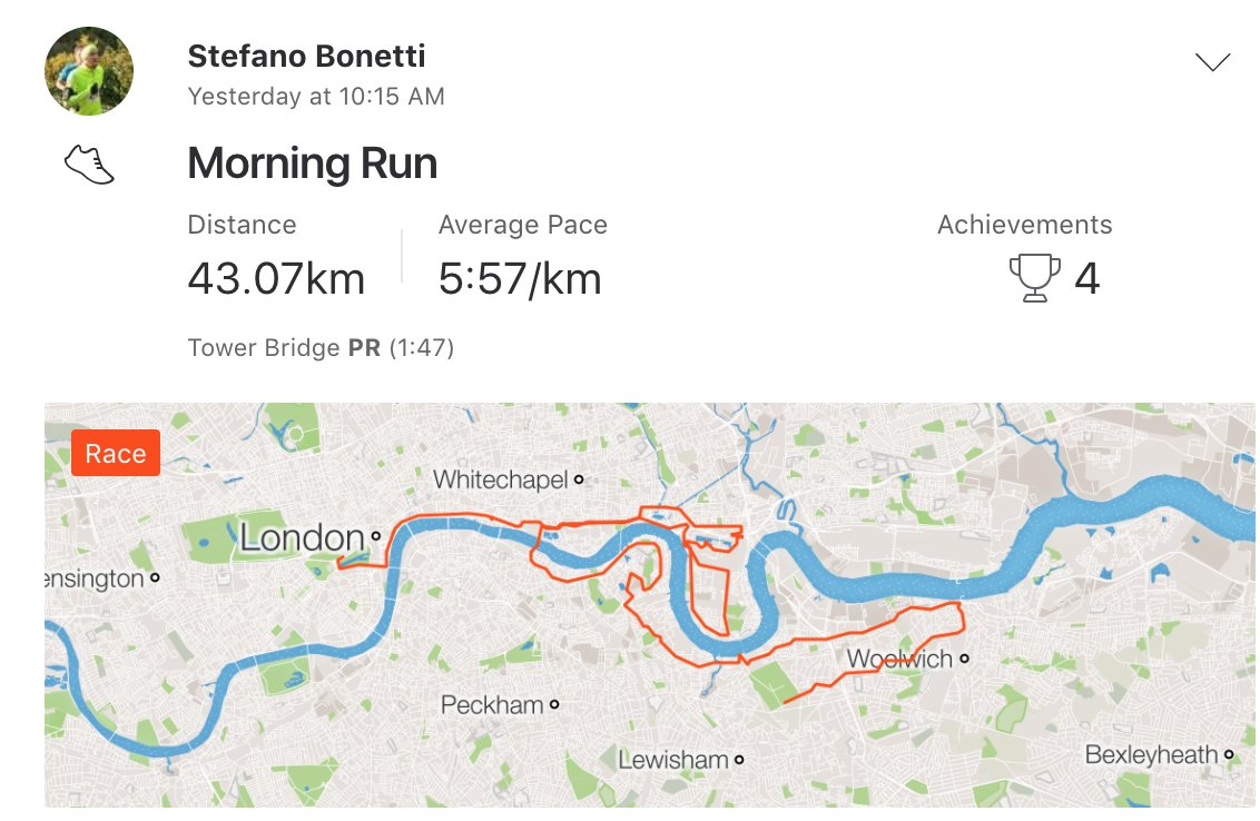 This finally happened \o/ #LondonMarathon